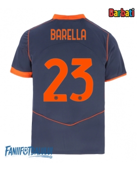 Inter Milan Nicolo Barella #23 Tricou Fotbal Replică 2025-26 Barbati Treilea